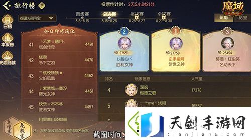版本第一美女！魔域口袋版花魁赛总决赛即将开幕