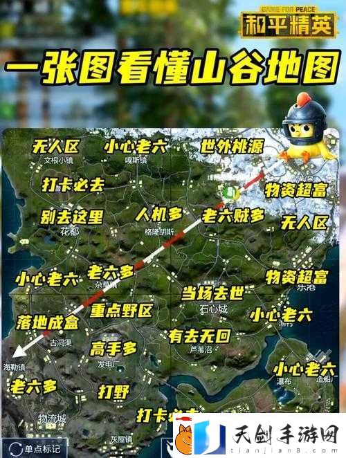 平精英山谷地图苟分攻略
