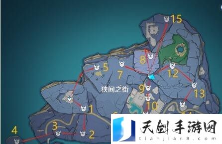 原神狭长之街碎石箱位置在哪 原神狭长之街碎石箱位置介绍