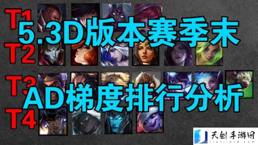 英雄联盟手游3.0版本ADC排名,最新下路射手强度榜