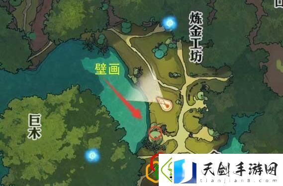 天谕手游菇洋洋位置在哪