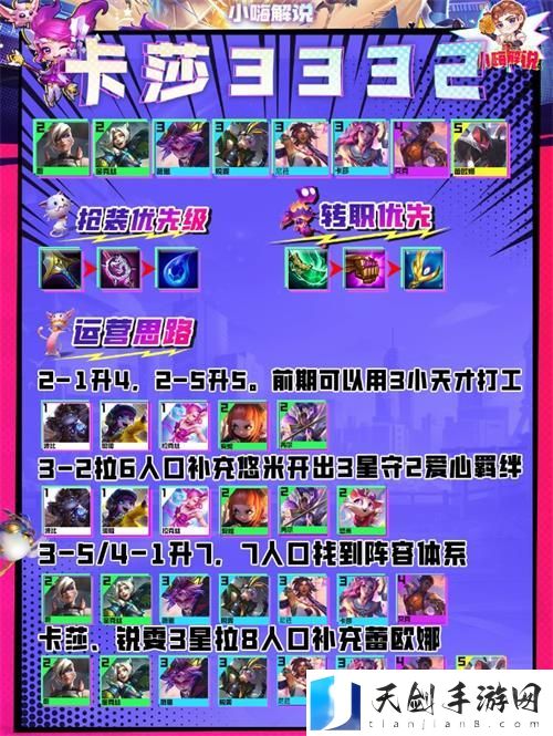 《金铲铲之战》S8卡莎3332阵容搭配攻略