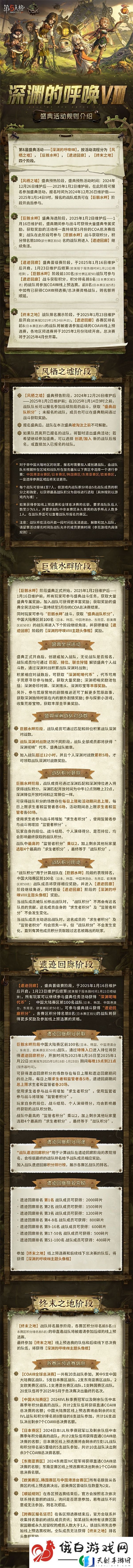 第五人格深渊的呼唤VIII盛典活动奖励有哪些