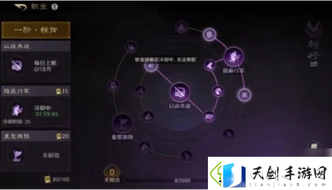 三国谋定天下如何转职