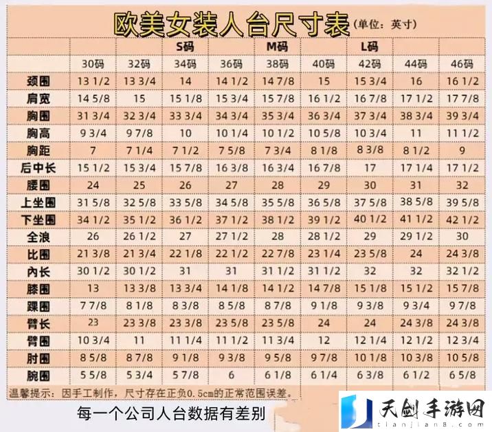 欧美尺码日本尺码专线被曝光，用户：终于找到了更合适的尺码！