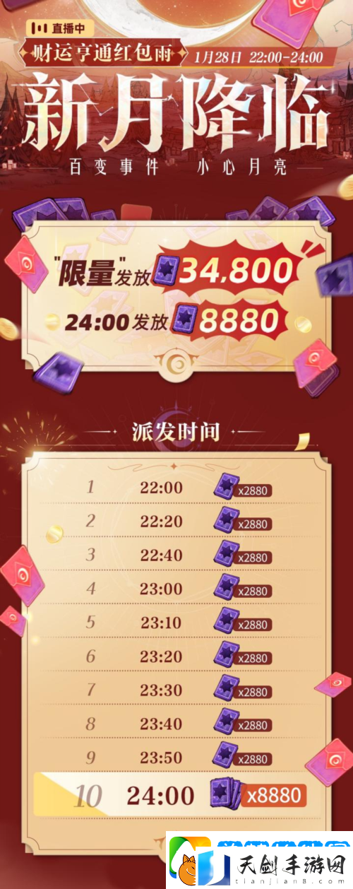 1月24日春月福至新月降临