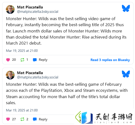 美国2月游戏销售榜