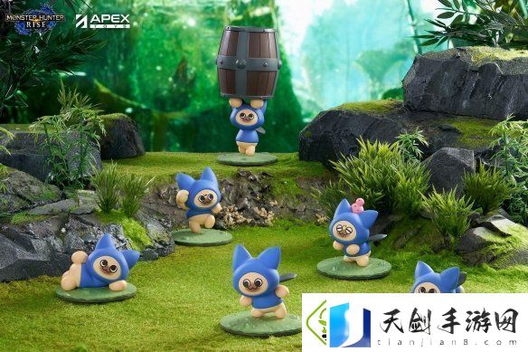 怪猎崛起“呆猫”盒蛋手办-六种款式3月24日预售喵！