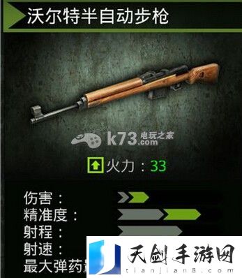 火线指令诺曼底什么步枪好 步枪解析： 副本掉落装备全指南