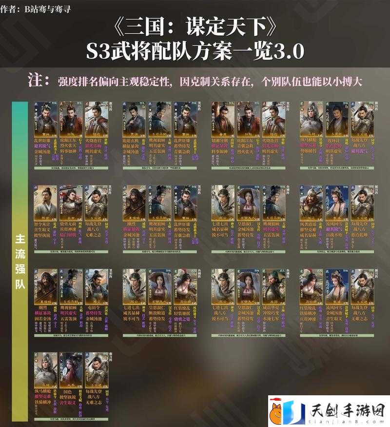 三国志战略版武锋黄忠搭配攻略！三套神级阵容秒杀全场